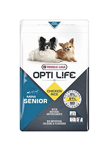OPTI LIFE Aliment &eacute;quilibr&eacute; pour petits chiens &acirc;g&eacute;s plus 7 ans - poulet
