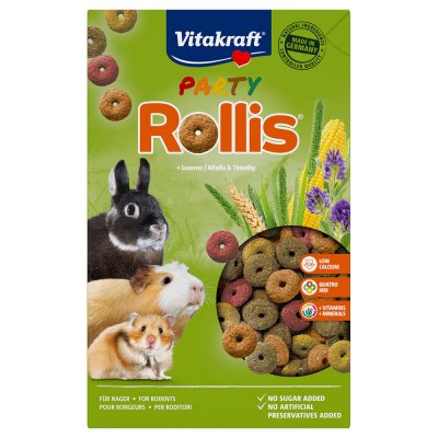 VITAKRAFT Aliment Pour Rongeur Rollis Party  - La Boite De 500 G