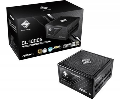 ASROCK Alimentation  ATX 1000W - 80+ Gold - Steel Legend SL-1000GW