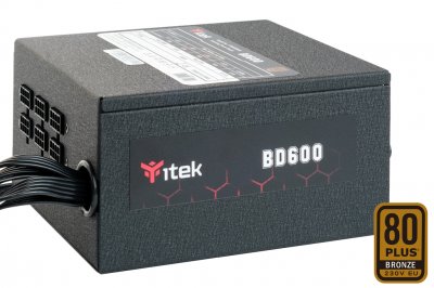 ITEK Alimentation atx bd600 - 600w ITPSEBD600
