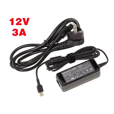 KALEA INFORMATIQUE Alimentation PC 12V 3A embout carr&eacute; - Equivalent Lenovo ThinkPad 10 4X20E75066 TP00064A