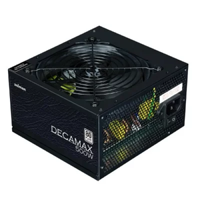 ZALMAN Alimentation PC - DecaMax 500W - 80+ - Non modulaire - Ventilateur 120mm - Noir 