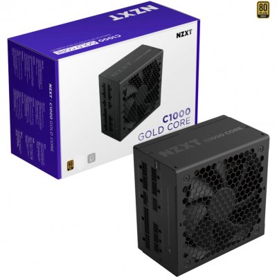 NZXT Alimentation PC modulaire C1000 GOLD CORE 1000W 80 PLUS Gold noir