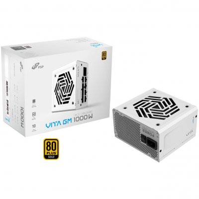 FSP Alimentation PC modulaire  VITA-1000GM 1000W 80 PLUS Gold blanc