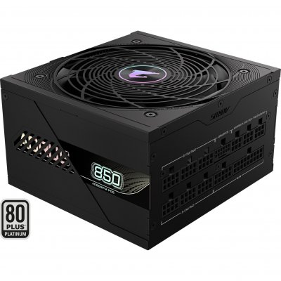 GIGABYTE Alimentation PC non modulaire  850W 80 PLUS Platinum Noir