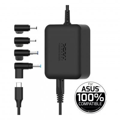 PORT DESIGNS Alimentation secteur GaN USB-C  100 W Noir pour Asus&reg;