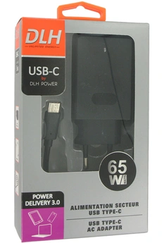 DLH ENERGY Alimentation secteur universelle USB Type-C 45W Power Delivery