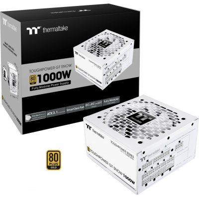 THERMALTAKE Alimentation - - TPT-1000FNFAGE-W - 1000W - Modulaire - Neige