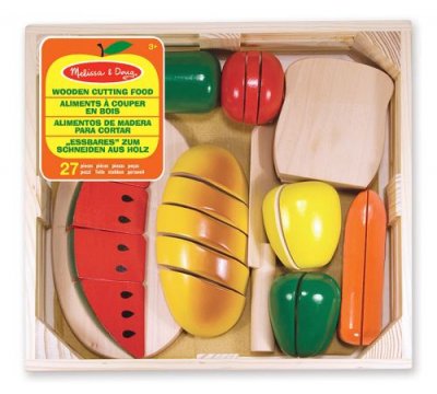 MELISSA & DOUG Aliments en bois &agrave; couper Melissa et Doug 
