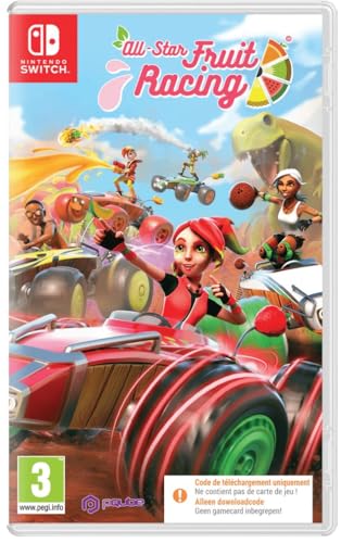 PQUBE All Star Fruit Racing Nintendo SWITCH (Code de t&eacute;l&eacute;chargement) 