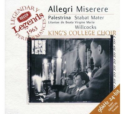 Allegri : Miserere - Palestrina : Stabat Mater