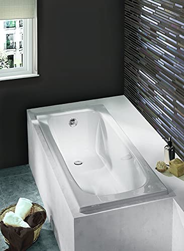 Allibert - Baignoire gain de place Flavis 130 x 70 cm - Blanc brillant