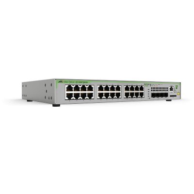 ALLIED TELESIS Allied 24x 10/100/1000t 4x combo port sw