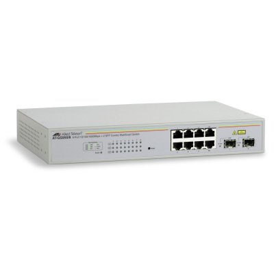 ALLIED TELESIS ALLIED AT-GS950/8 WebSmart switch 8 port Gigabit & 2 x SFP 100/1G