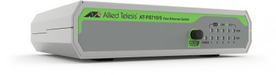 Allied Telesis FS710/5 Non-g&eacute;r&eacute; Fast Ethernet (10/100) Vert, Gris