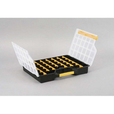 ALLIT  EuroPlus Basic 457430 Bo&icirc;te de rangement Noir Jaune Transparent