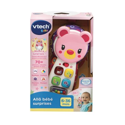 VTECH BABY All&ocirc; b&eacute;b&eacute; surprises  Rose