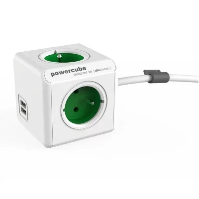 ALLOCACOC  2402GN/FREUPC multiprise multiprises (Vert, Blanc, Bo&icirc;te)