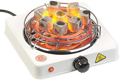 GENERIQUE Allume-charbon &eacute;lectrique 1000 W avec grille &agrave; charbon