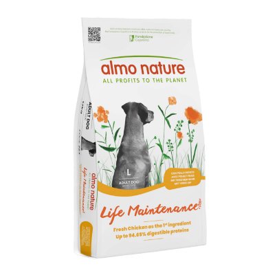 ALMO NATURE HOLISTIC Almo Nature Adult Large, poulet & riz - lot % : 2 x 12 kg