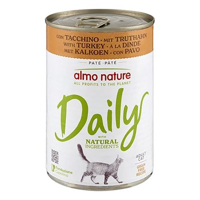 ALMO NATURE DAILY  &agrave; la dinde p&acirc;t&eacute;e pour chat (400 g) 24 x 400 g