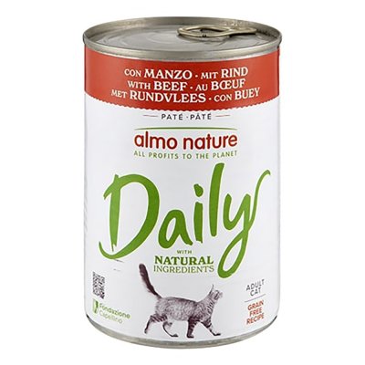 ALMO NATURE DAILY  Menu Beef 400g Wet Cat Food Multicolore