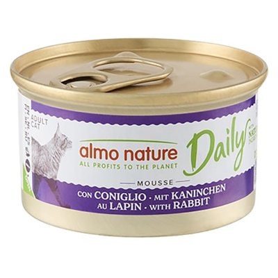 ALMO NATURE DAILY  Menu Chat Mousse avec Lapin 85&nbsp;g (Lot de 24)