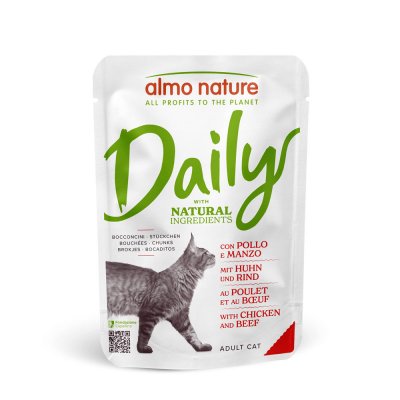 ALMO NATURE DAILY  Poulet & Viande de Boeuf 70 grammes 30 x 70g