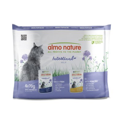 ALMO NATURE HOLISTIC Almo Nature Digestive Help Multipack poisson & volaille (6 x 70 g) 6 x 70 g