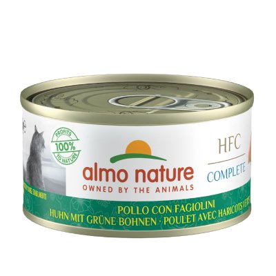 ALMO NATURE HFC  Complete 6 x 70 g pour chat - poulet, haricots verts