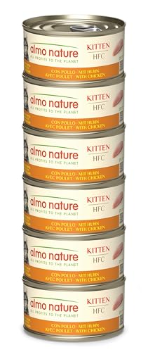 ALMO NATURE 70G Almo Nature HFC Kitten Poulet pour chaton (70 g) 24 x 70g
