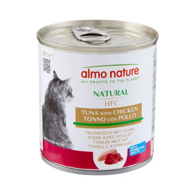 ALMO NATURE HFC  Natural thon et poulet pour chat (280 g) 12 x 280g