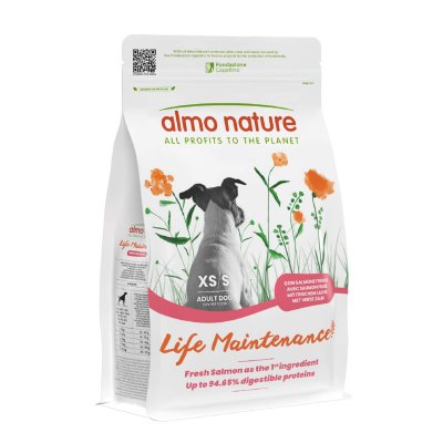 ALMO NATURE HOLISTIC  Adult Small saumon, riz - lot % : 3 x 2 kg