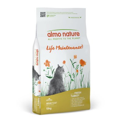 ALMO NATURE HOLISTIC  Maintenance &agrave; la dinde pour chat 2 x 12 kg