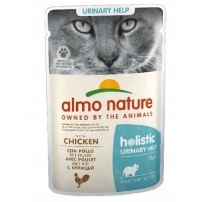 ALMO NATURE HOLISTIC  Urinary Help 70 g - lot % : poulet - 24 x 70 g