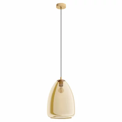 EGLO Alobrase plafonnier slim pendant laiton bross&eacute;