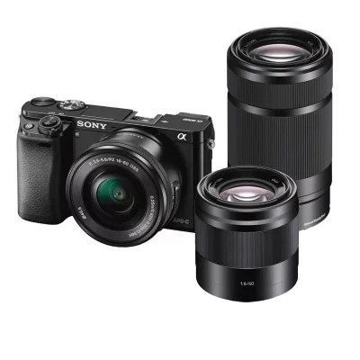 SONY Alpha 6000 noir + 16-50 + 55-210 + 50mm