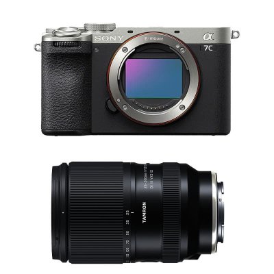 SONY Alpha 7C II Silver + TAMRON Objectif 25-200mm f/2.8-5.6 Di III VXD G2