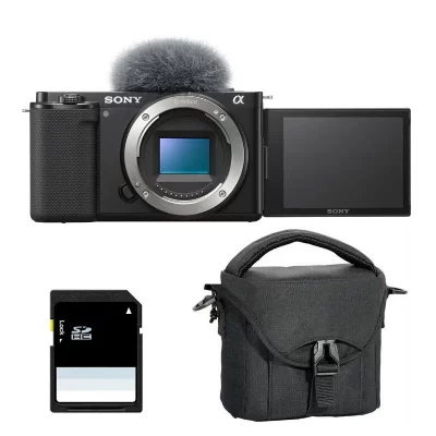 SONY ALPHA ZV-E10 NOIR NU + Sac + SD 8 Go 