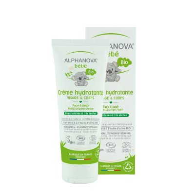 ALPHANOVA  B&eacute;b&eacute; Cr&egrave;me Hydratante Visage & Corps &Eacute; &reg; - Tube 75 ml