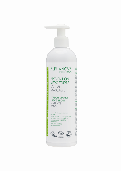 ALPHANOVA  Sant&eacute; Vergetures Lait de Massage Pr&eacute;vention Intensive 400 ml