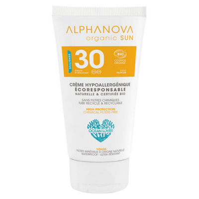 ALPHANOVA  Sun Crema Solar Sin Parfum Spf30 50gr