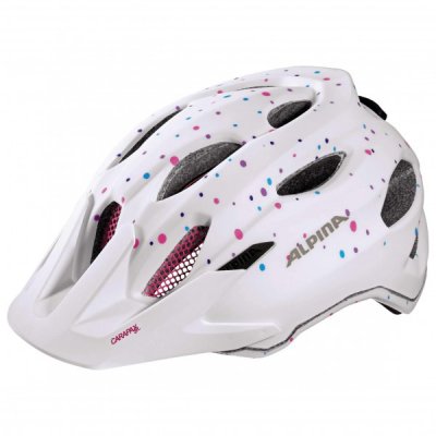 ALPINA  Fille Carapax Jr. Casque de v&eacute;lo, dark-silver matt, 52-57 cm EU