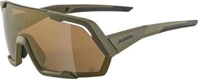 ALPINA  - Rocket Q-Lite Mirror Cat. 3 - Lunettes v&eacute;lo vert olive