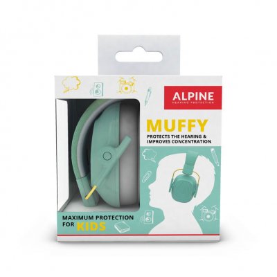 ALPINE  MKIDS-MT - Casque auditif enfant Muffy Kids - Menthe 