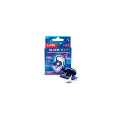 ALPINE  SleepDeep Mini - Bouchons d'oreilles en silicone sommeil -27dB