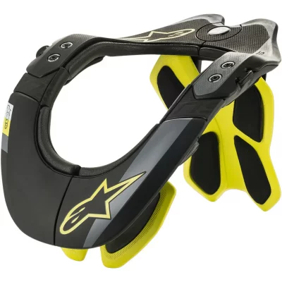ALPINESTARS  BNS Tech-2 Protecteur de cou Noir Jaune taille : L XL