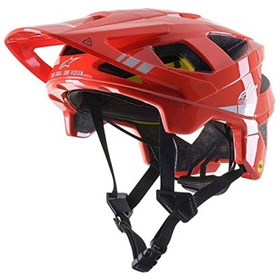 ALPINESTARS BICYCLE Alpinestars Vector Tech A2 Helmet Casques Mixte, Rouge Vif Brillant, S
