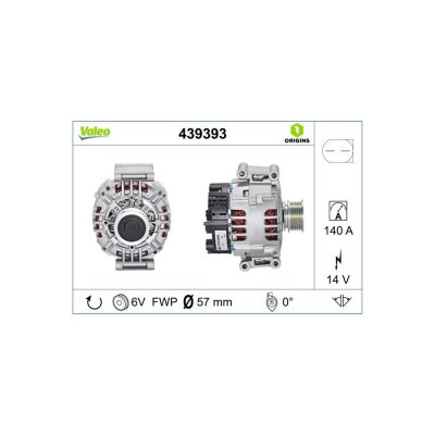 VALEO Alternateur NEW ORIGINAL PART 439393 