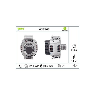 VALEO Alternateur NEW ORIGINAL PART 439540 